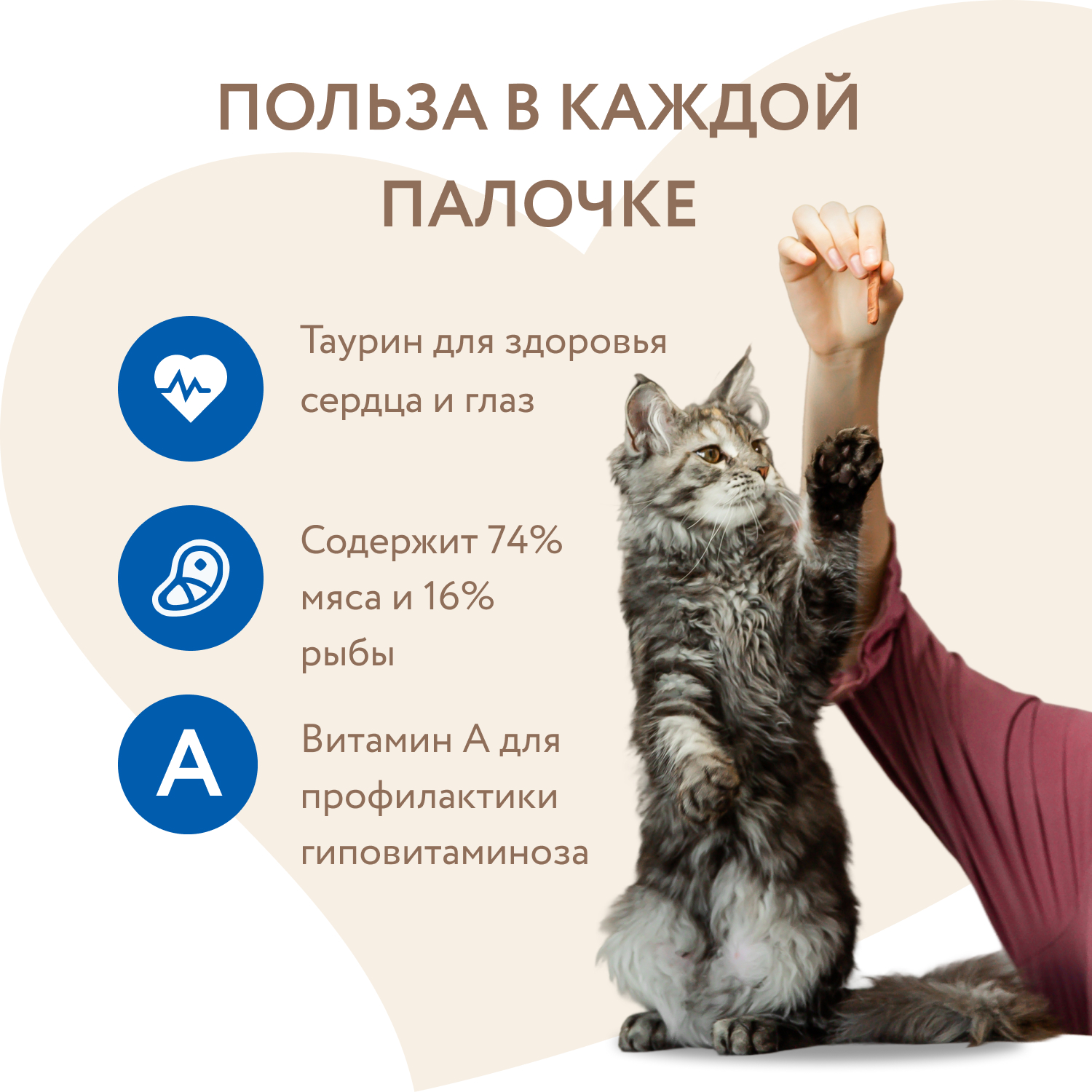 Лакомство для кошек Мнямс лакомые палочки с форелью и лососем 10*5г - фото 3