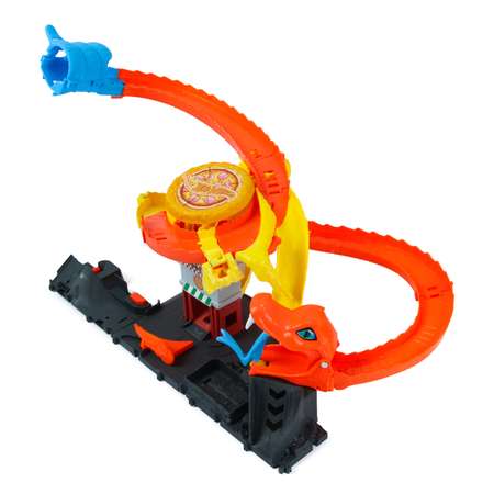 Трек Hot Wheels Атака кобры многоуровневый, гибкий