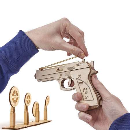 Конструктор Wood Trick Набор пистолетов деревянный