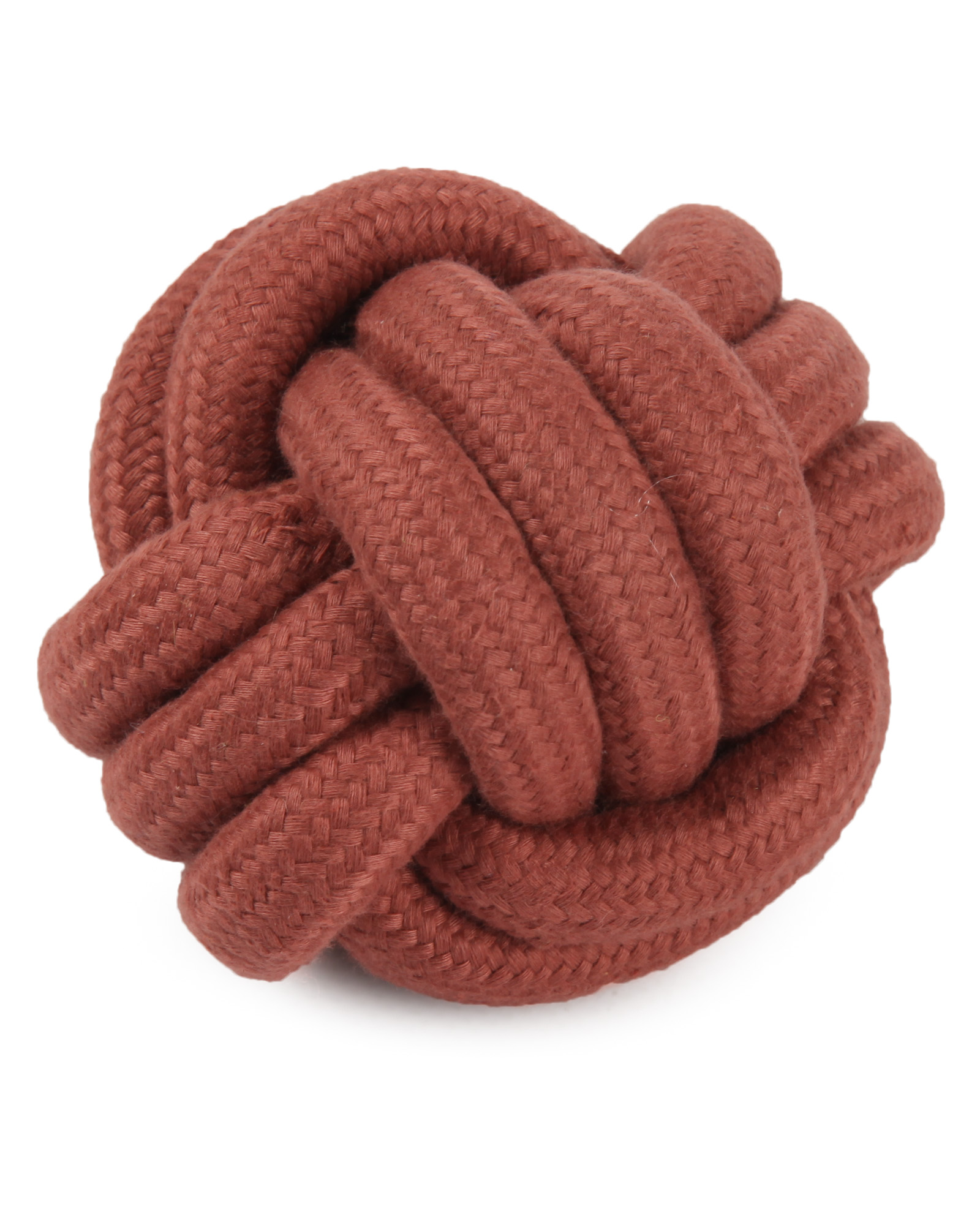 Игрушка для собак Barbaks Канатный мячик 9.5см - фото 2