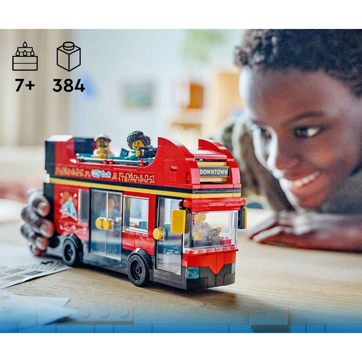 Конструктор LEGO City Double-Decker Sightseeing Bus блочный - фото 9