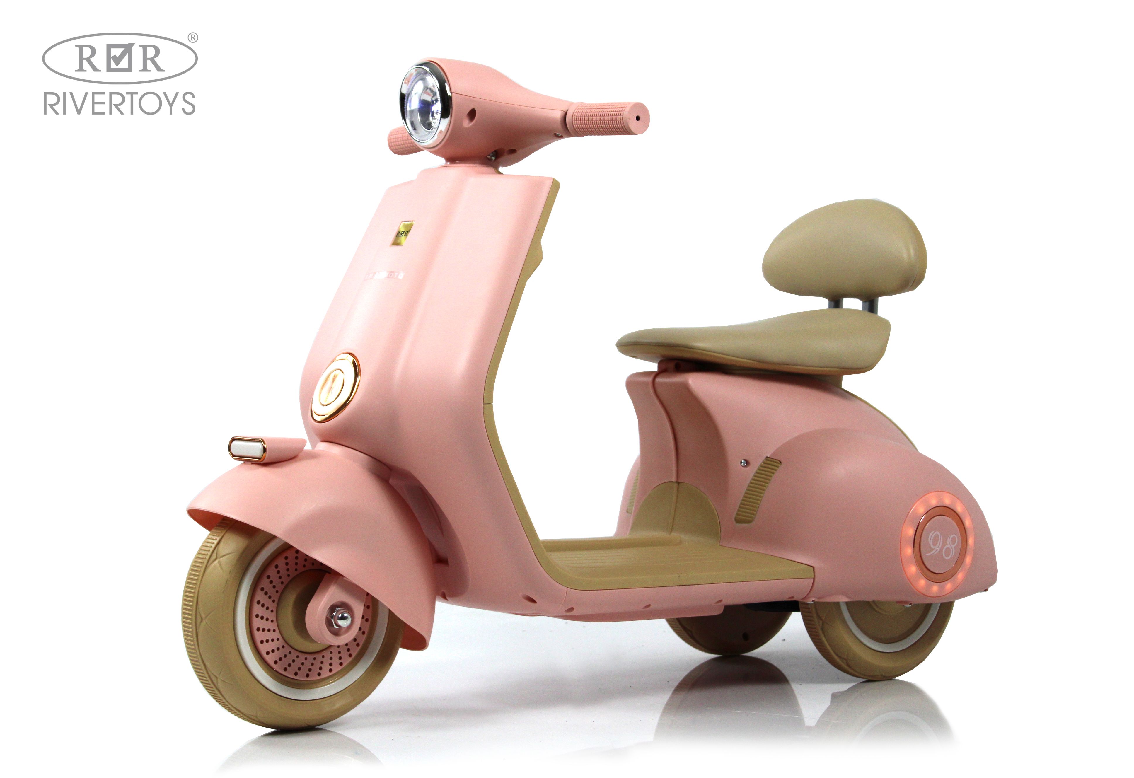 Электромобиль RIVERTOYS K444PX-A-PINK - фото 17