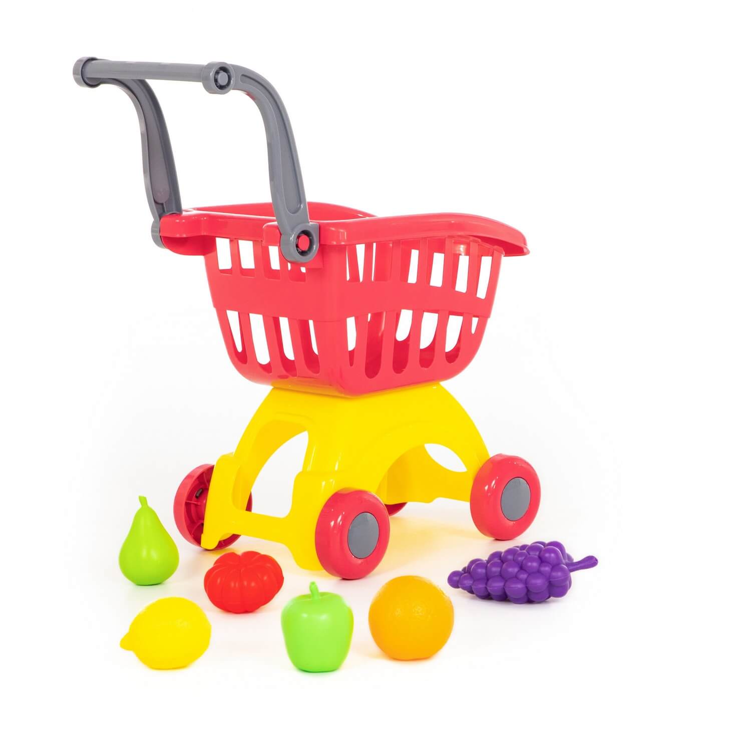 Игрушка Полесье Тележка + набор продуктов 6 предм. - фото 2