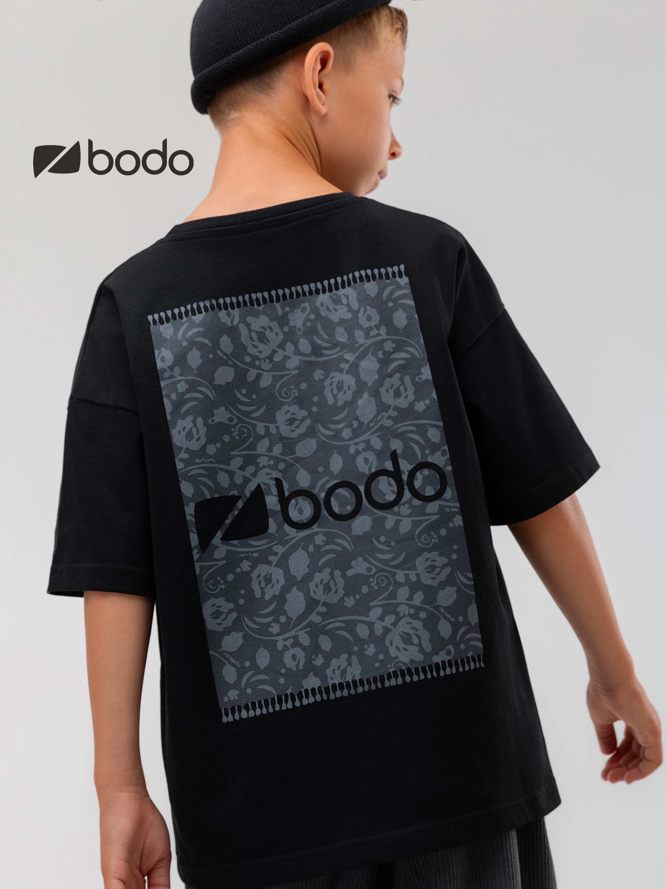 Футболка Bodo 4-460MU_черный (темно-серый) - фото 3