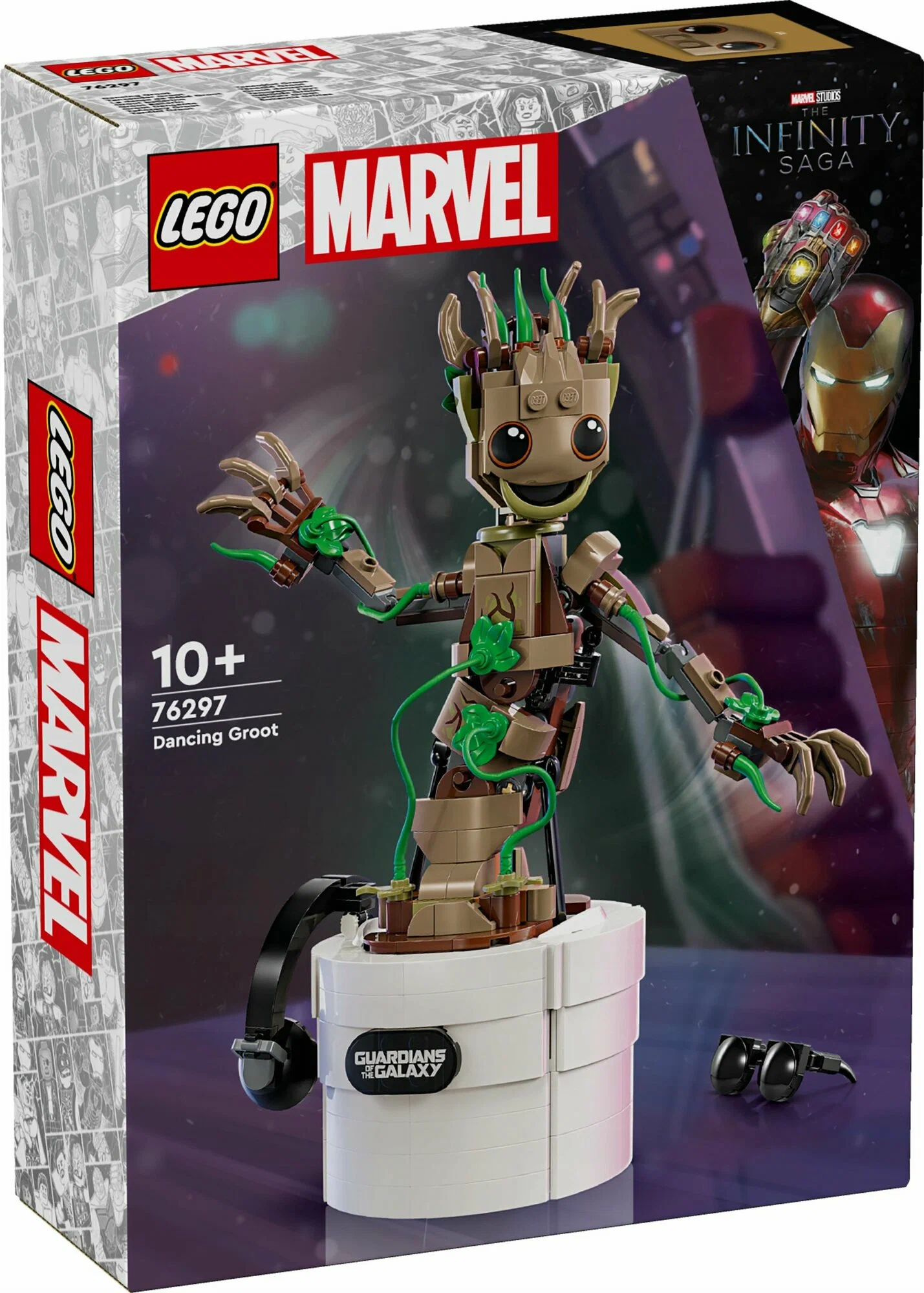 Конструктор LEGO Marvel Super Heroes Танцующий Грут 76297 459 дет. - фото 5