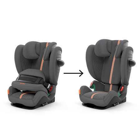 Автокресло Cybex Pallas G Plus Lava Grey Isofix 1/2/3 (9-36 кг)