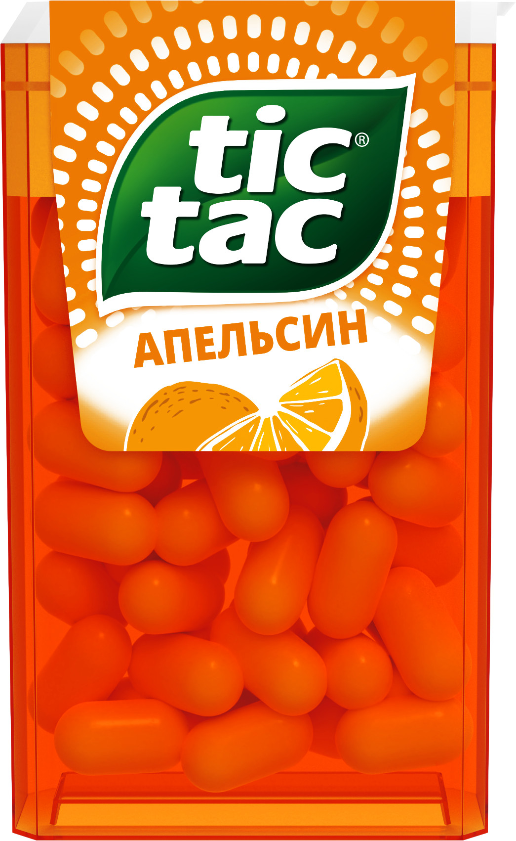 Изображение товара Драже Tic Tac Тик Так Апельсин 16г освежающий фруктовый вкус