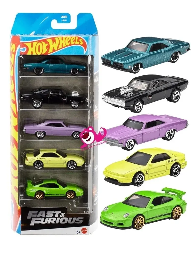 Автомобиль Hot Wheels Форсаж 5шт 1:64 JBJ80 - фото 1