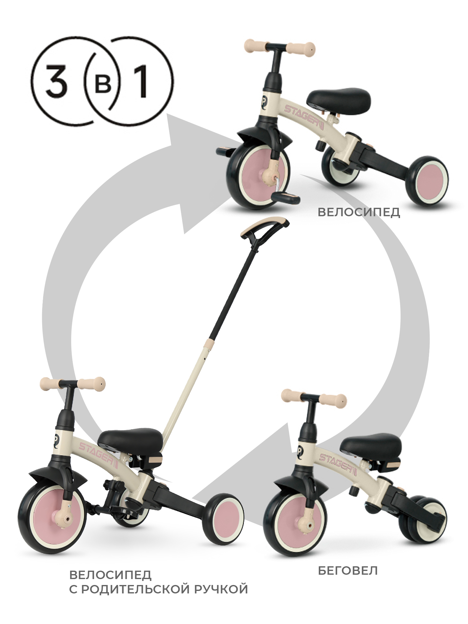 Трехколесный велосипед QPLAY - фото 2