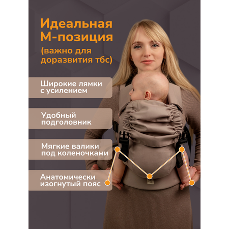 Эргорюкзак СлингУля Супер-м беби 2+