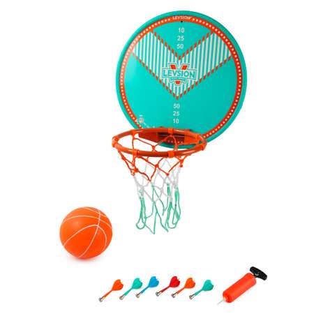 Игра активная Abero 2в1 Магнитный дартс и баскетбольное кольцо FCJ1262087
