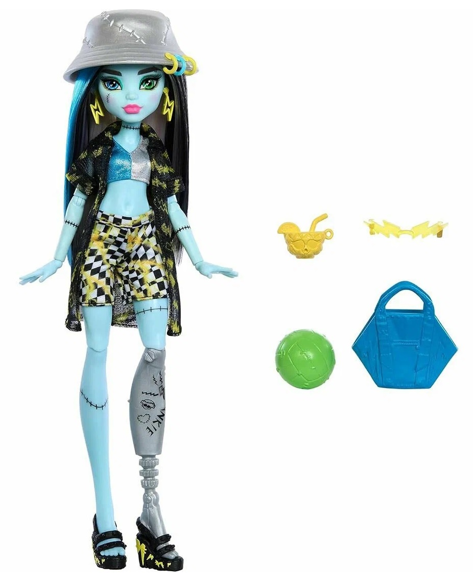 Кукла модельная Monster High Scare Adise Island Френки Штейн остров страха высота 30 см HRP68 - фото 7
