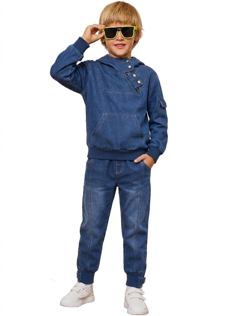Костюм Artcher kids КостюмДжинс0001Синий - фото 1