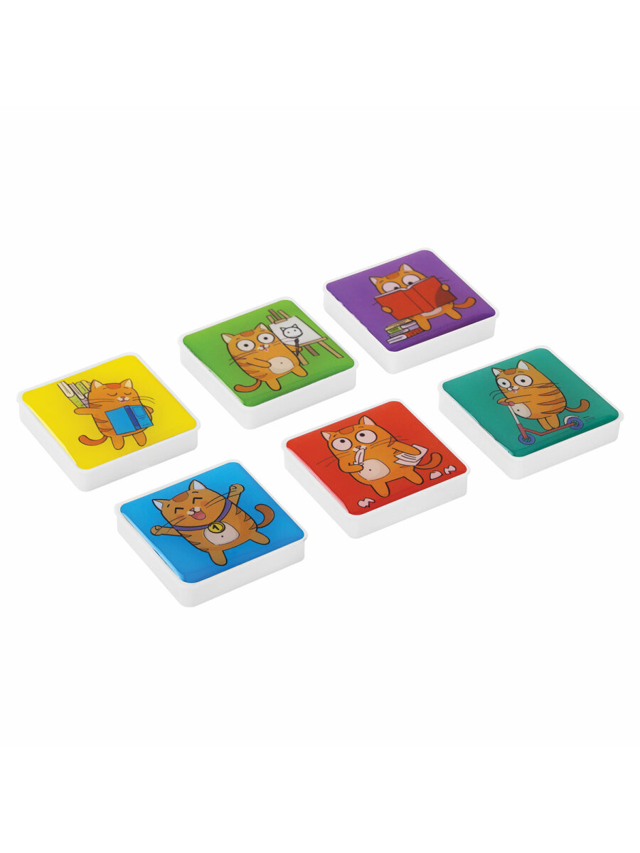 Магнит Brauberg Стеклянные 6 шт. - фото 3