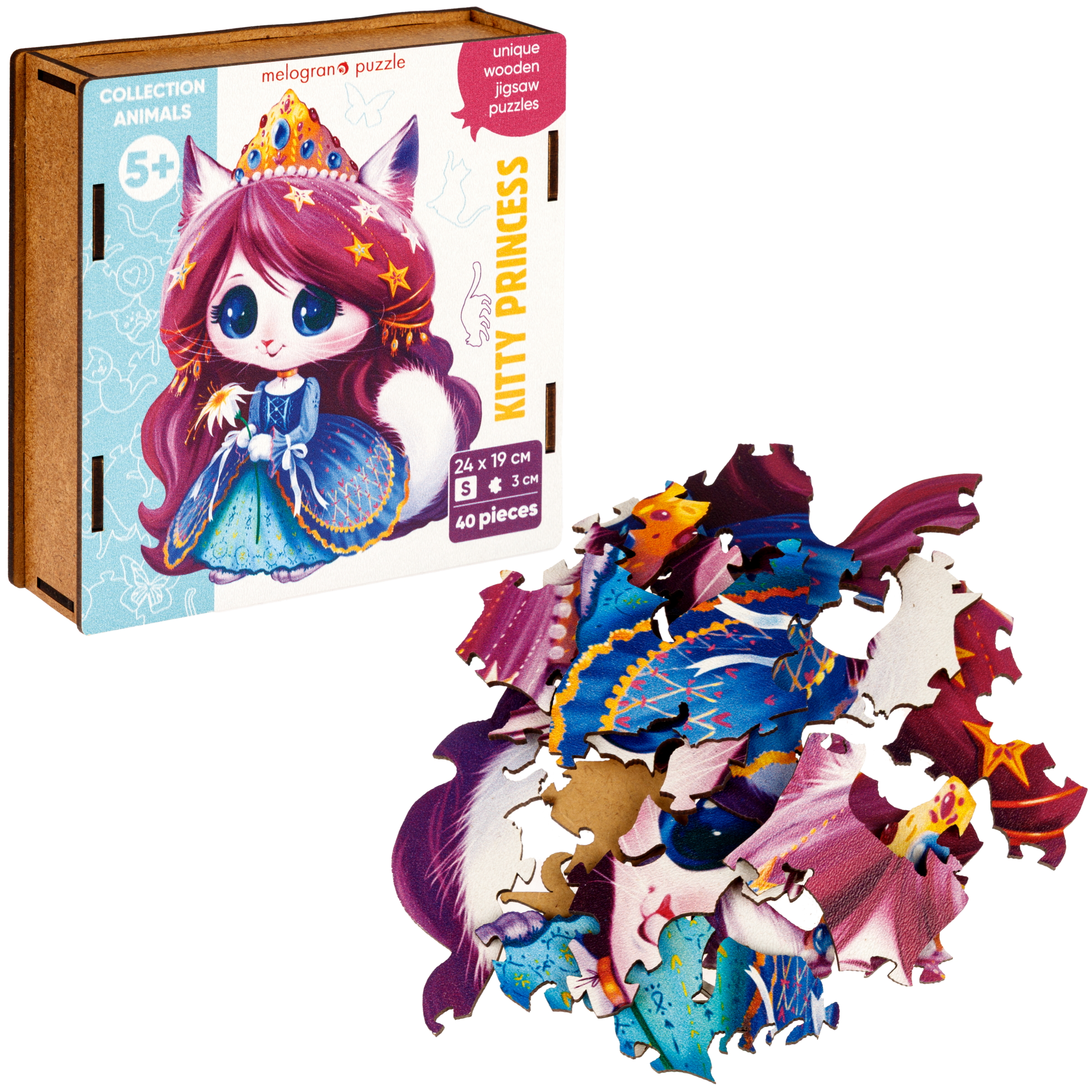 Пазл Melograno puzzle деревянный - фото 2