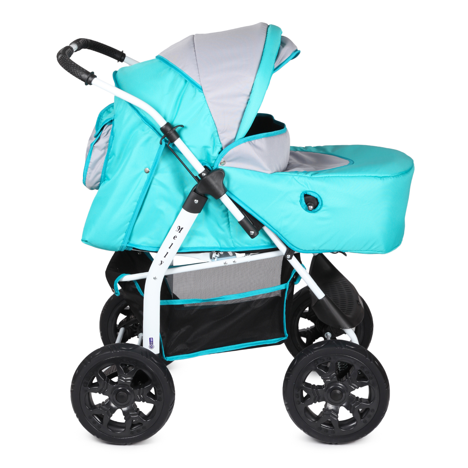 Коляска трансформер Babyton Blue голубой - фото 3