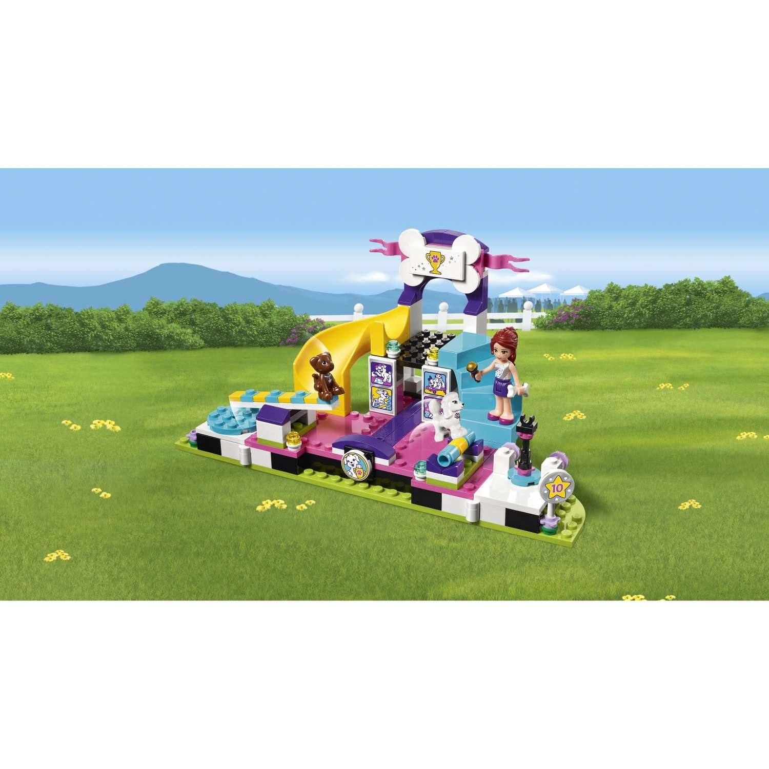 Конструктор LEGO Friends Выставка щенков: Чемпионат блочный - фото 5