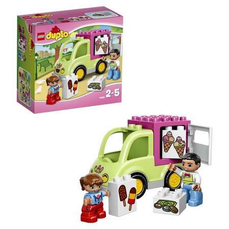 Конструктор LEGO DUPLO Фургон с мороженым блочный