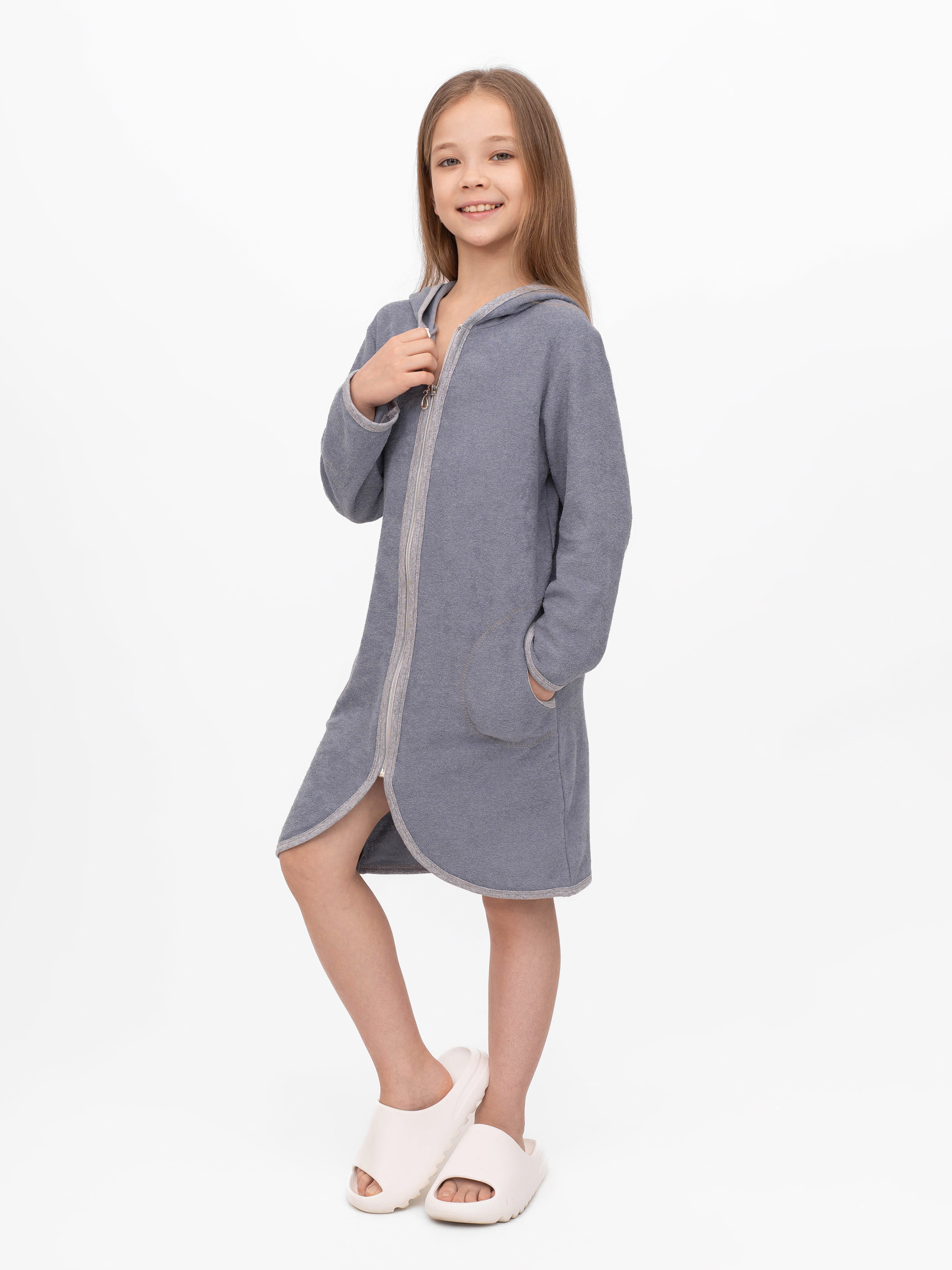 Халат Утенок 906 серый - фото 11