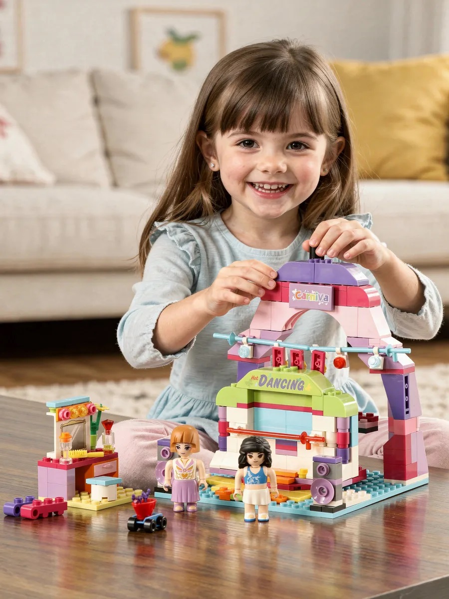 Конструктор KEYIXING Розовая мечта 243 дет. - фото 5