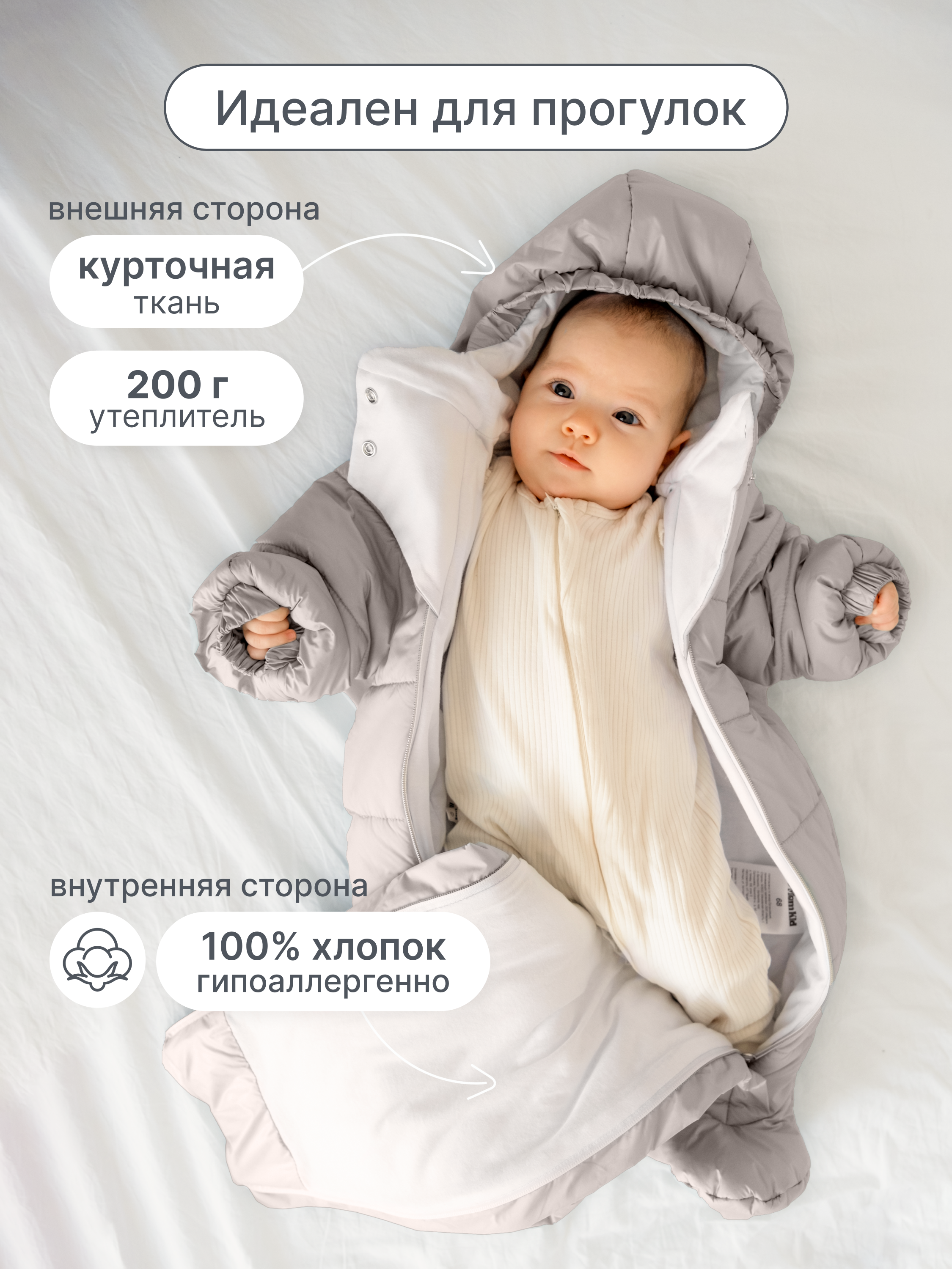 Комбинезон MomKid Tiny-LG - фото 3
