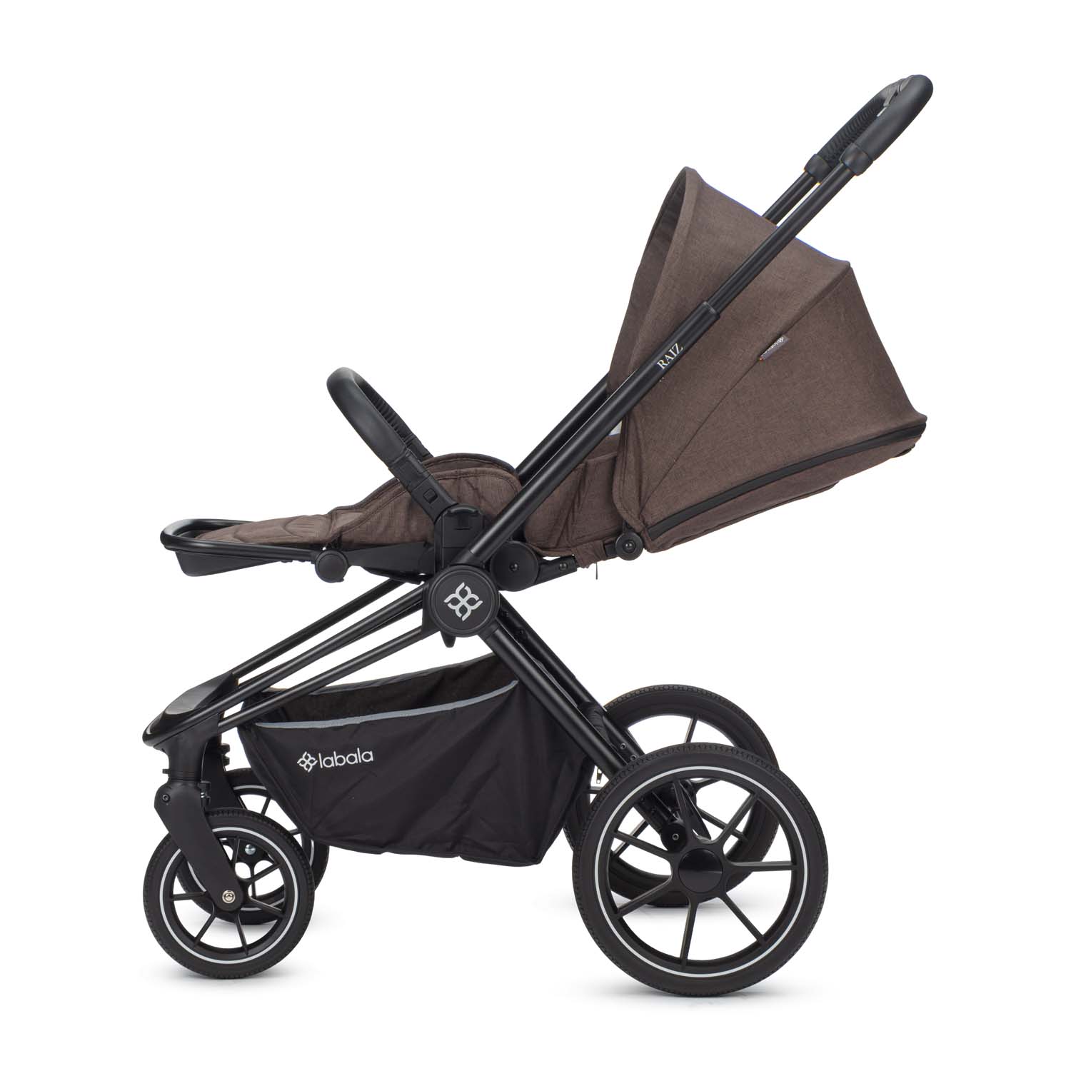 Коляска 2в1 Labala Raiz Choco brown - фото 9