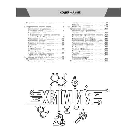 Книга Эксмо Химия в инфографике