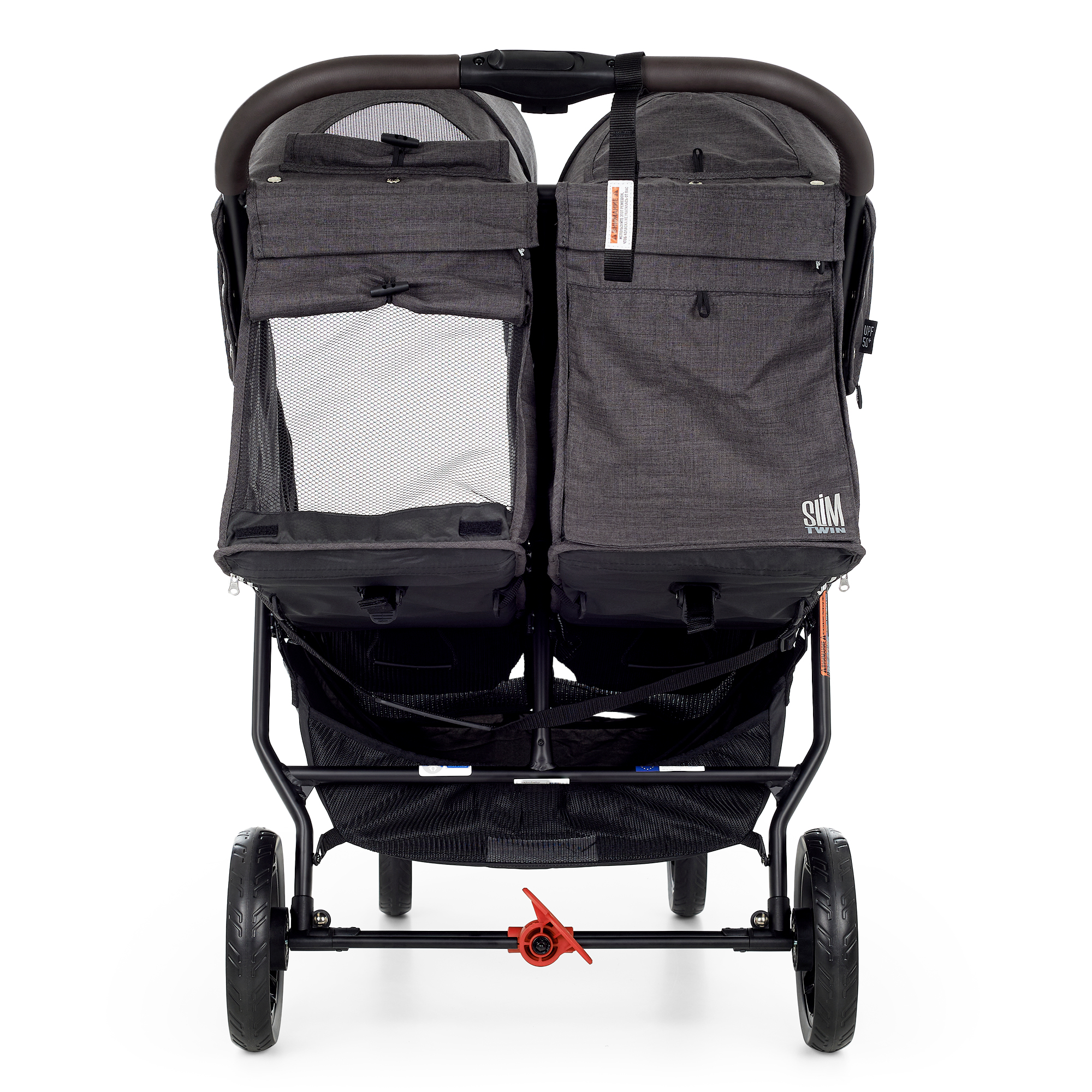 Коляска прогулочная Valco baby Slim Twin / Charcoal - фото 5