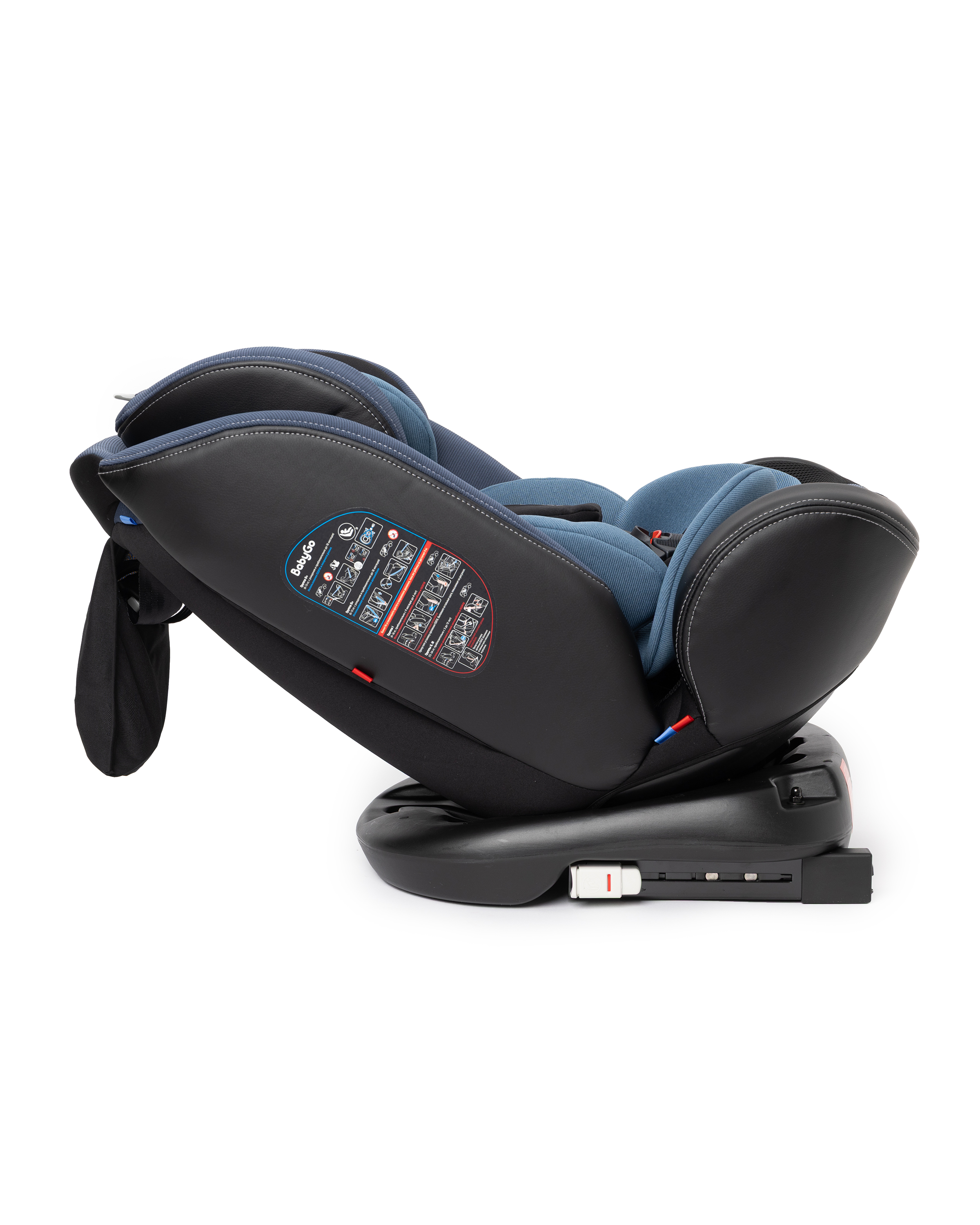 Автокресло BabyGo Multi-Stage New Isofix 0+/1/2/3 (0-36 кг) синий - фото 21