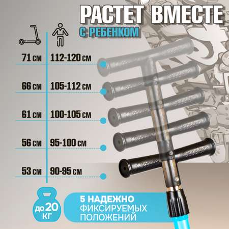 Самокат NaVigator трехколесный