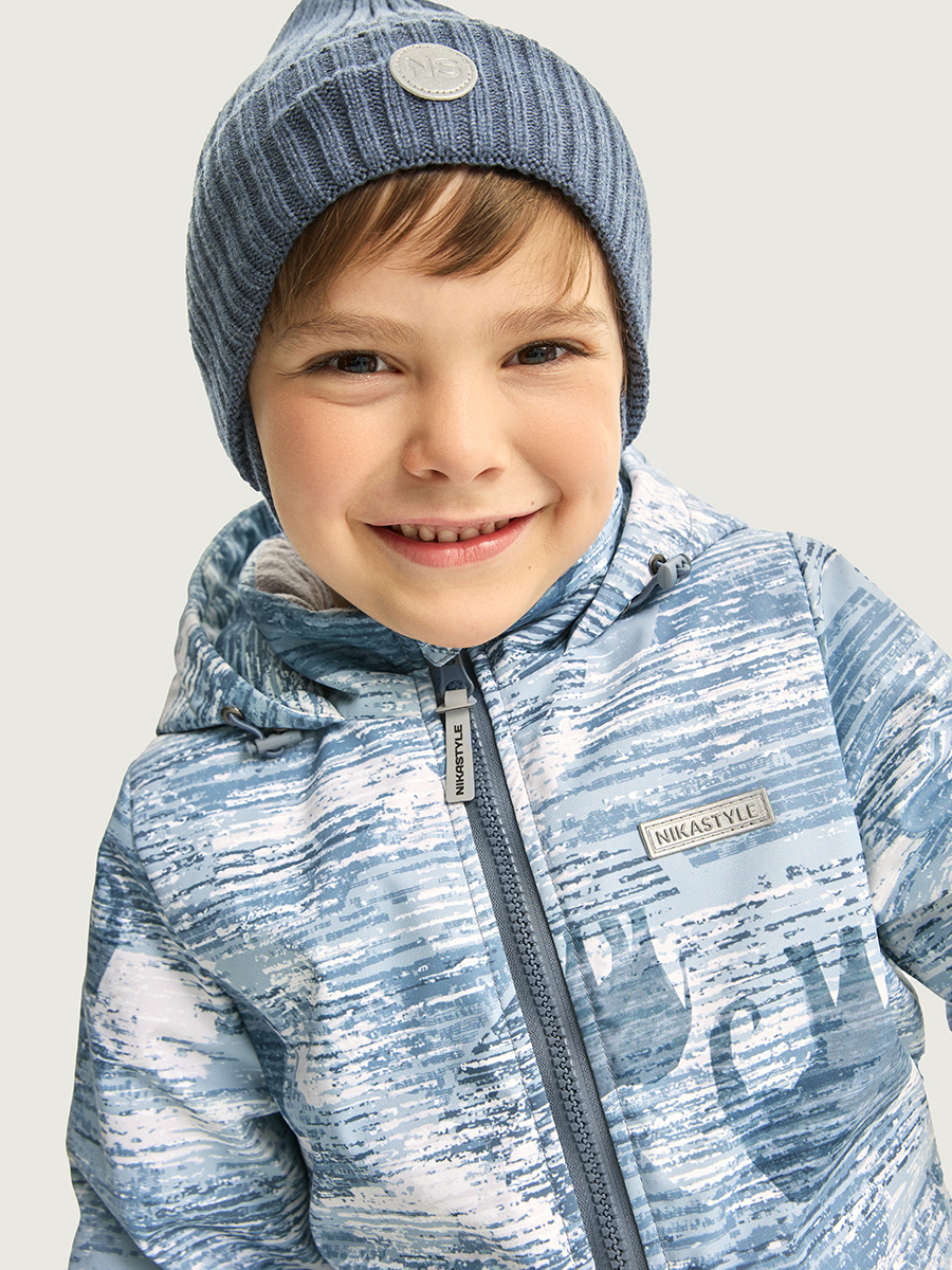 Комбинезон NIKASTYLE 8м1326 деним/серый - фото 15