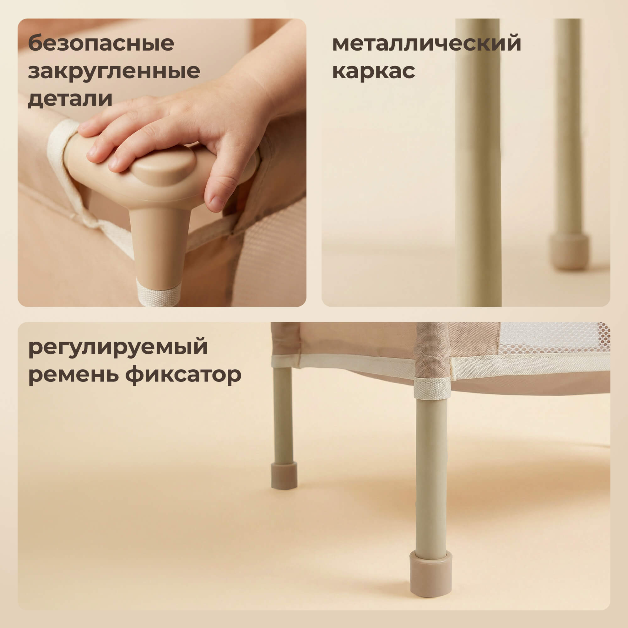 Аксессуар для кукол UNIX Kids кровать, люлька, манеж DOLLCRIBCL - фото 6