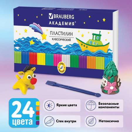 Пластилин Brauberg восковой