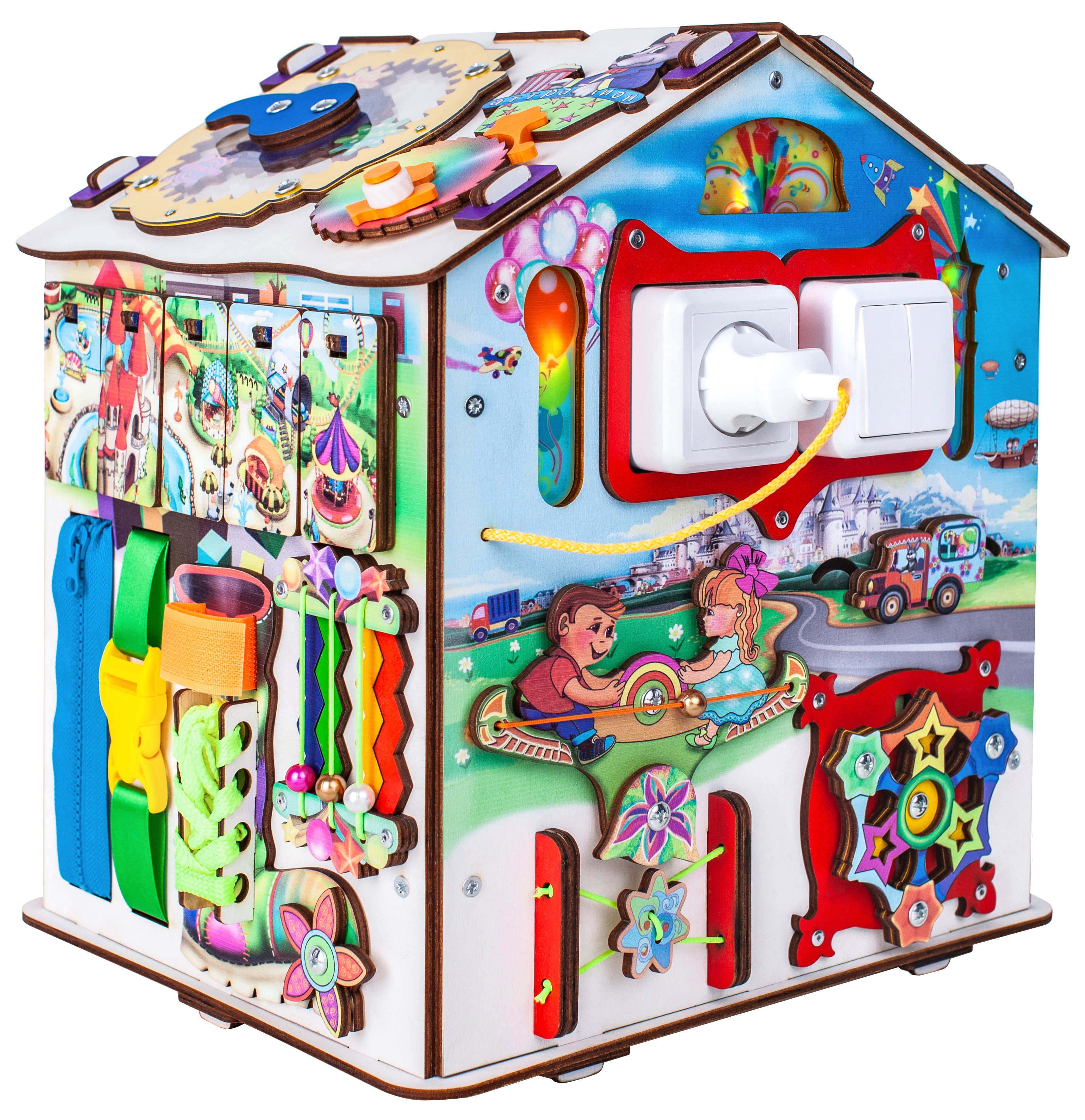 Игрушка Jolly Kids бизиборд Карусель - фото 1