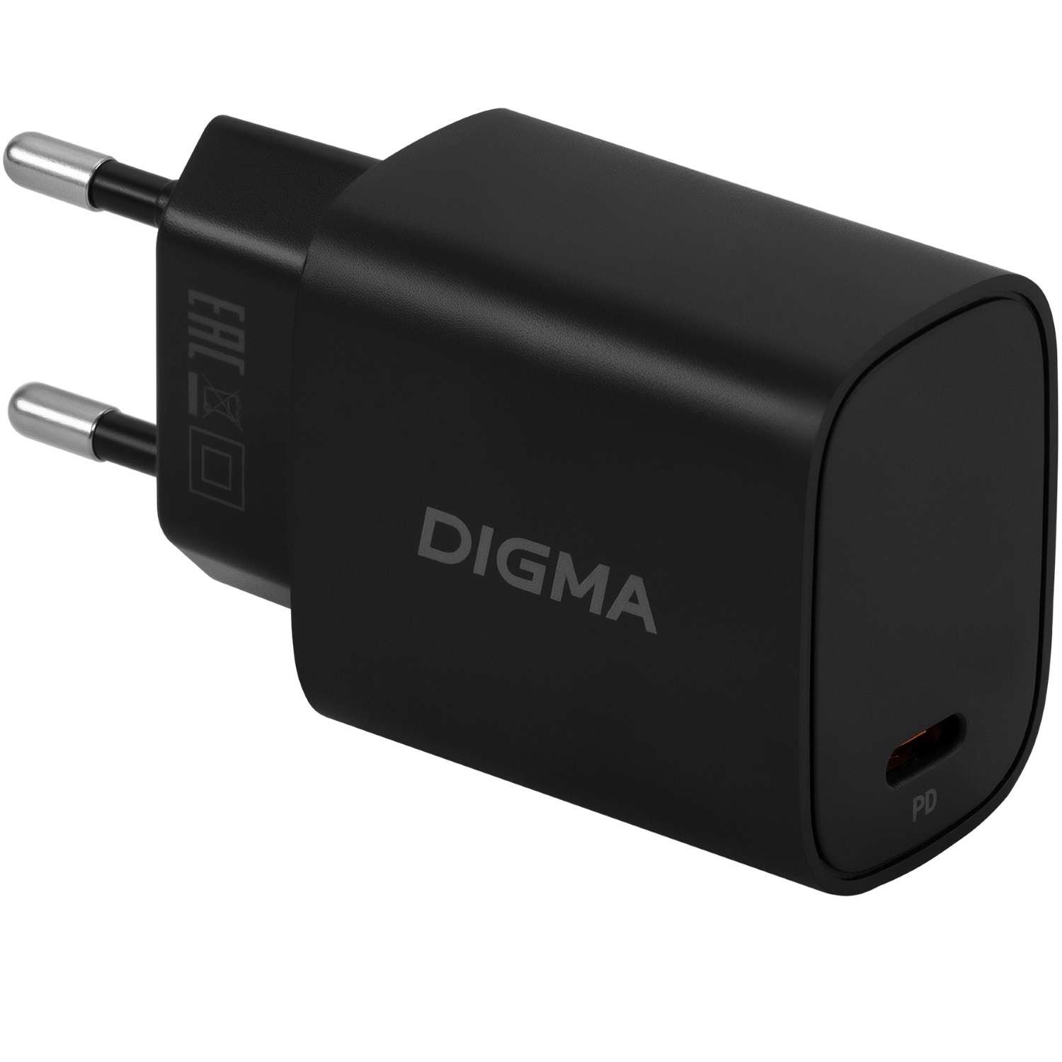 Сетевое зарядное устройство Digma 30W 3A универсальное черный - фото 5