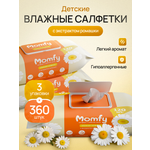 Влажные полотенца Momfy Allergy Comfort 3 упак. 360 шт.