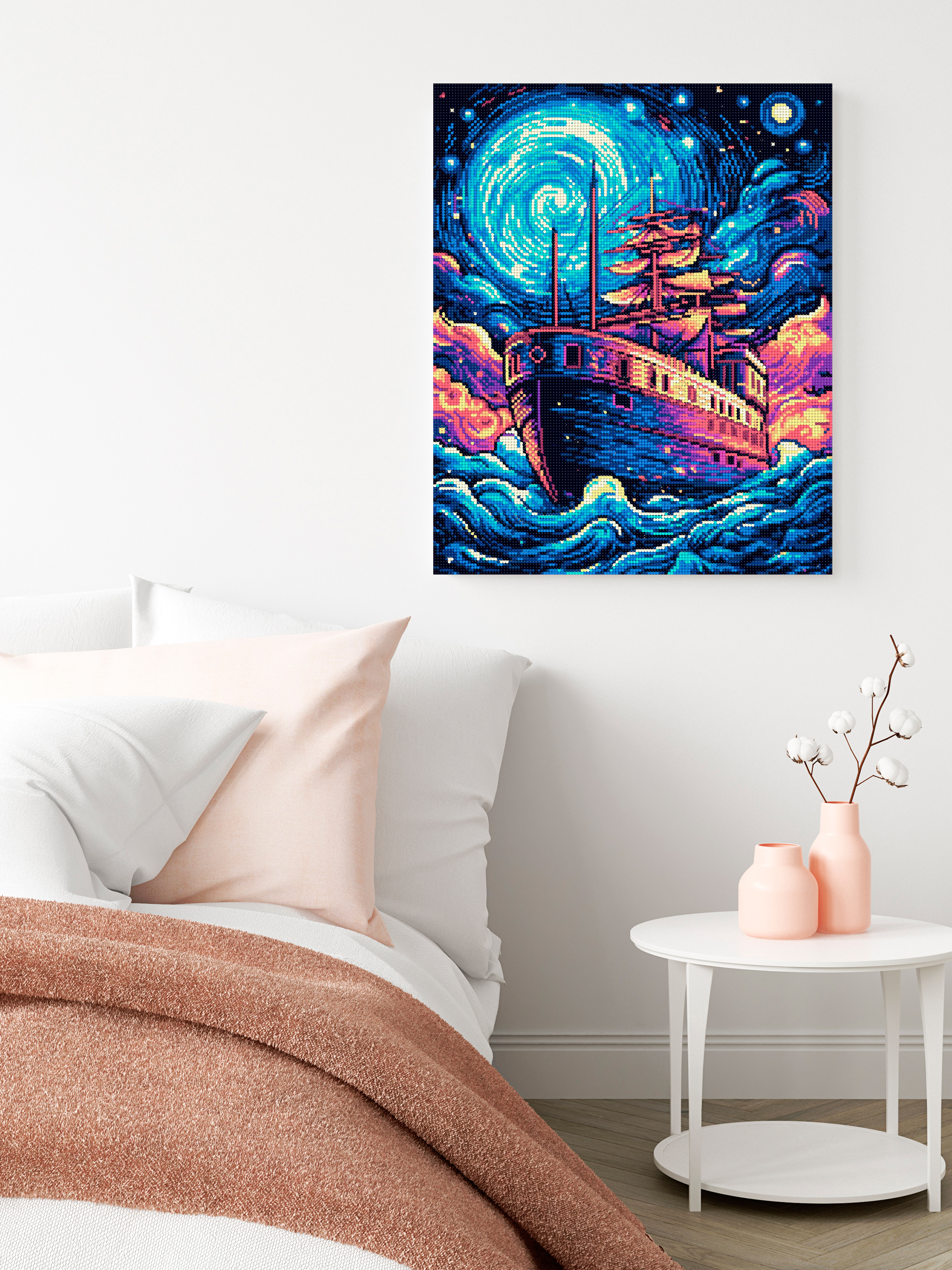 Алмазная мозаика Art sensation Корабль в ночи в ассортименте - фото 3
