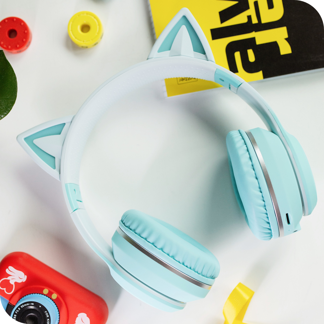 Детские наушники More Choice HW25kids Turquoise - фото 7