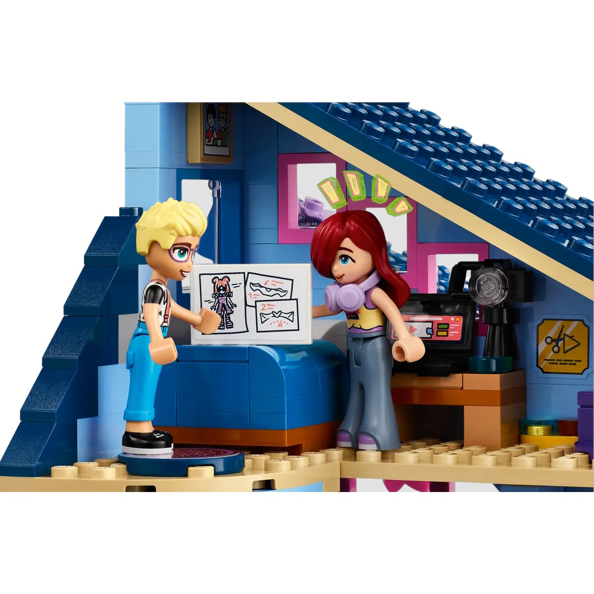 Конструктор LEGO Friends Семейные дома Олли и Пейсли 1126 дет. - фото 6