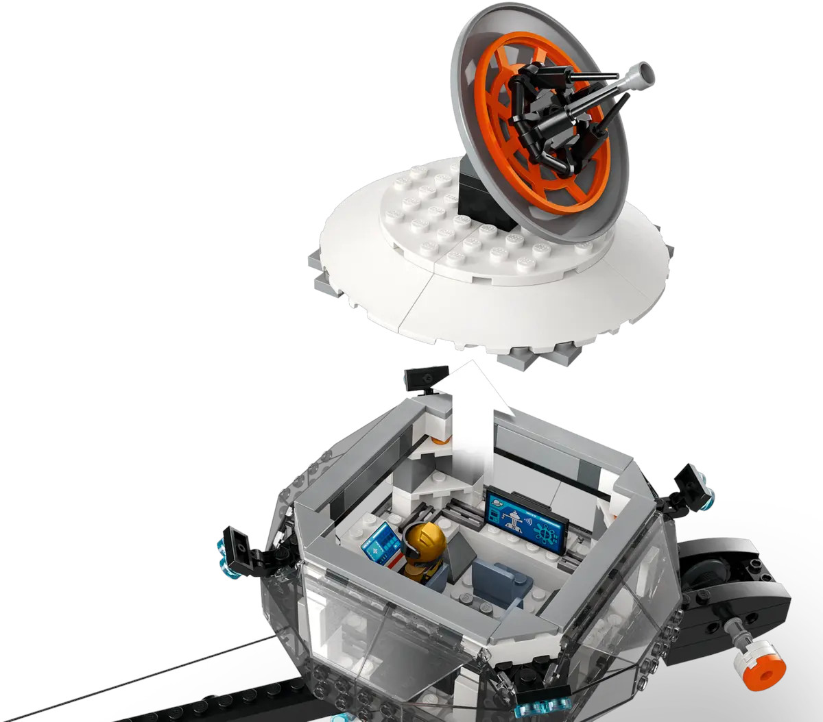 Конструктор LEGO City SpaceBase and RocketLaunchpad 1422 дет. - фото 6