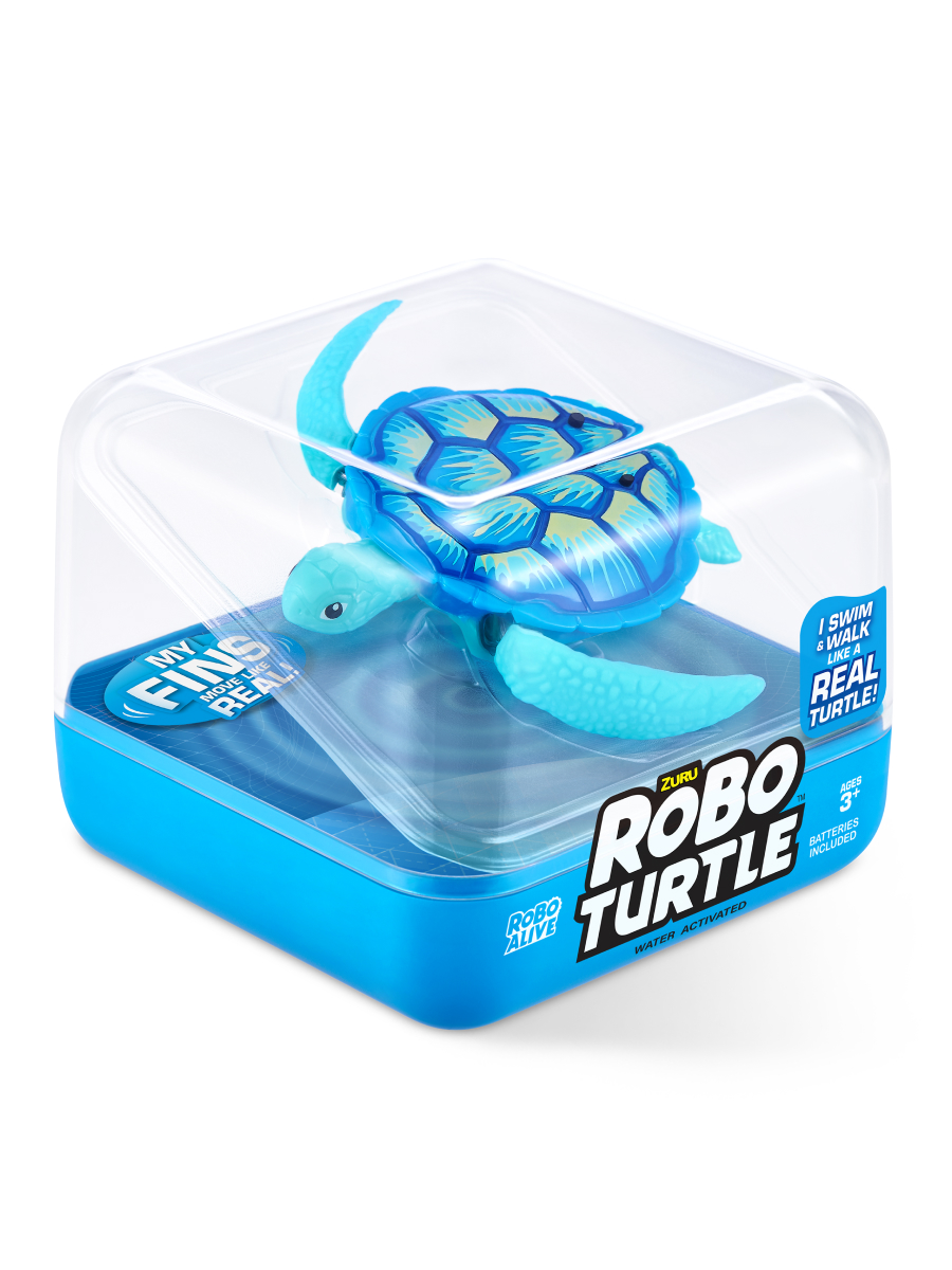 Фигурка Zuru ROBO ALIVE плавающая черепаха - синяя - фото 12