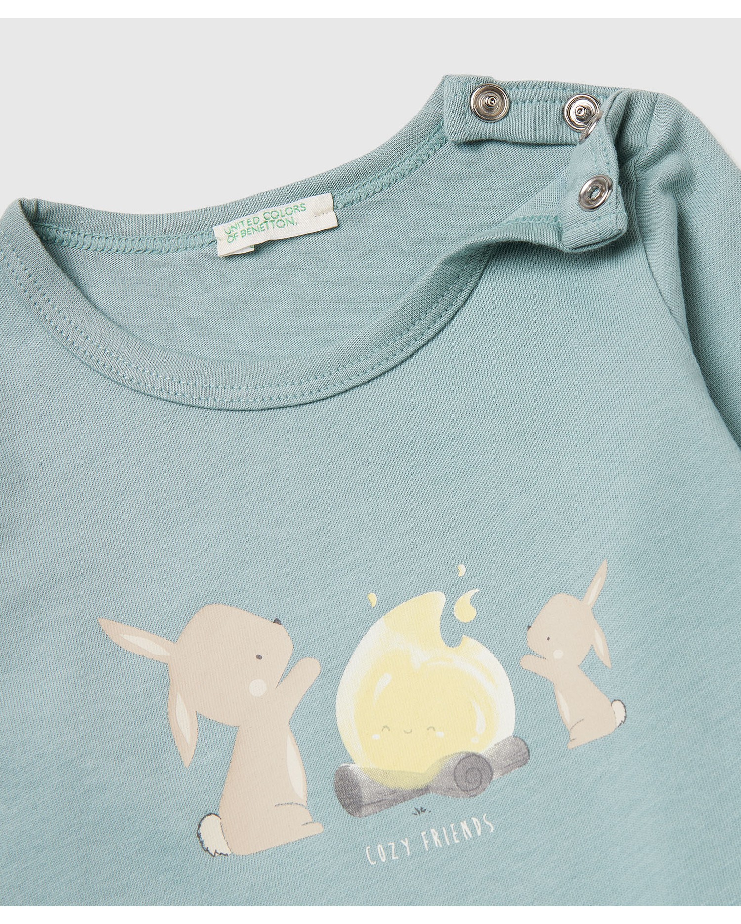 Лонгслив United Colors of Benetton 25A_3ATNA106O_906 - фото 3