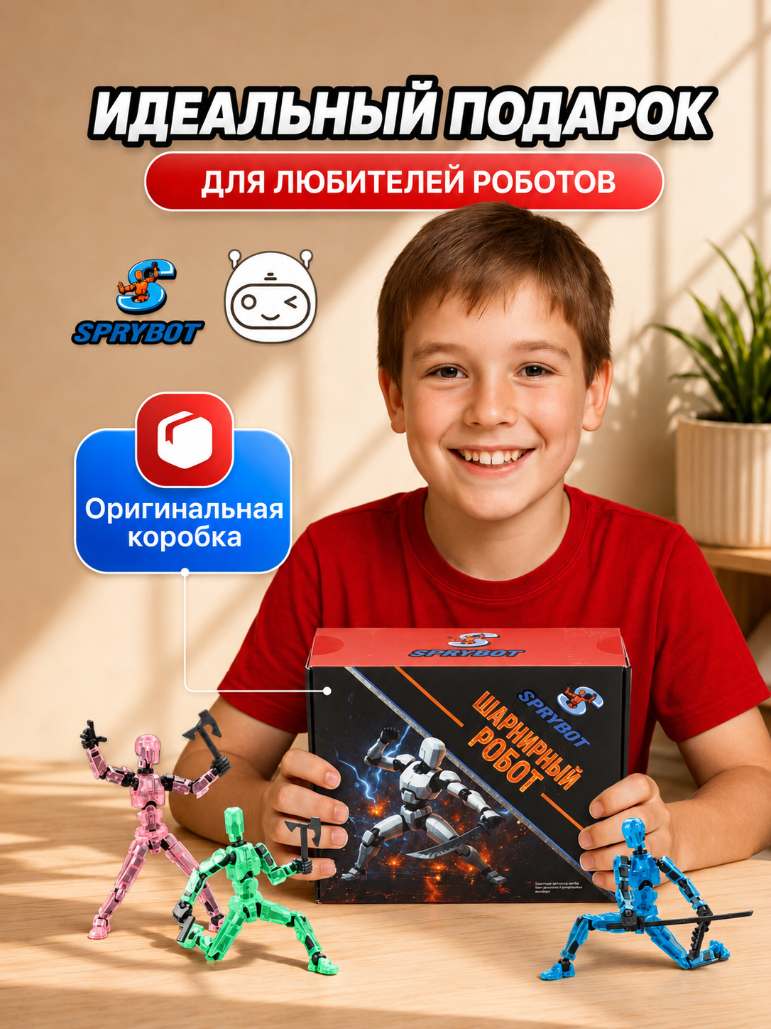Фигурка TrendToys Сборные шарнирные роботы 6шт - фото 11
