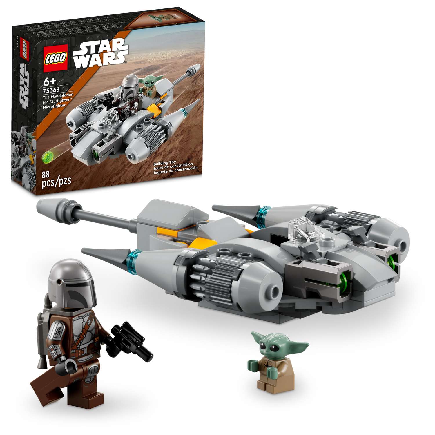 Конструктор LEGO Star Wars Mandalorian Microfighter 88 дет. - фото 1