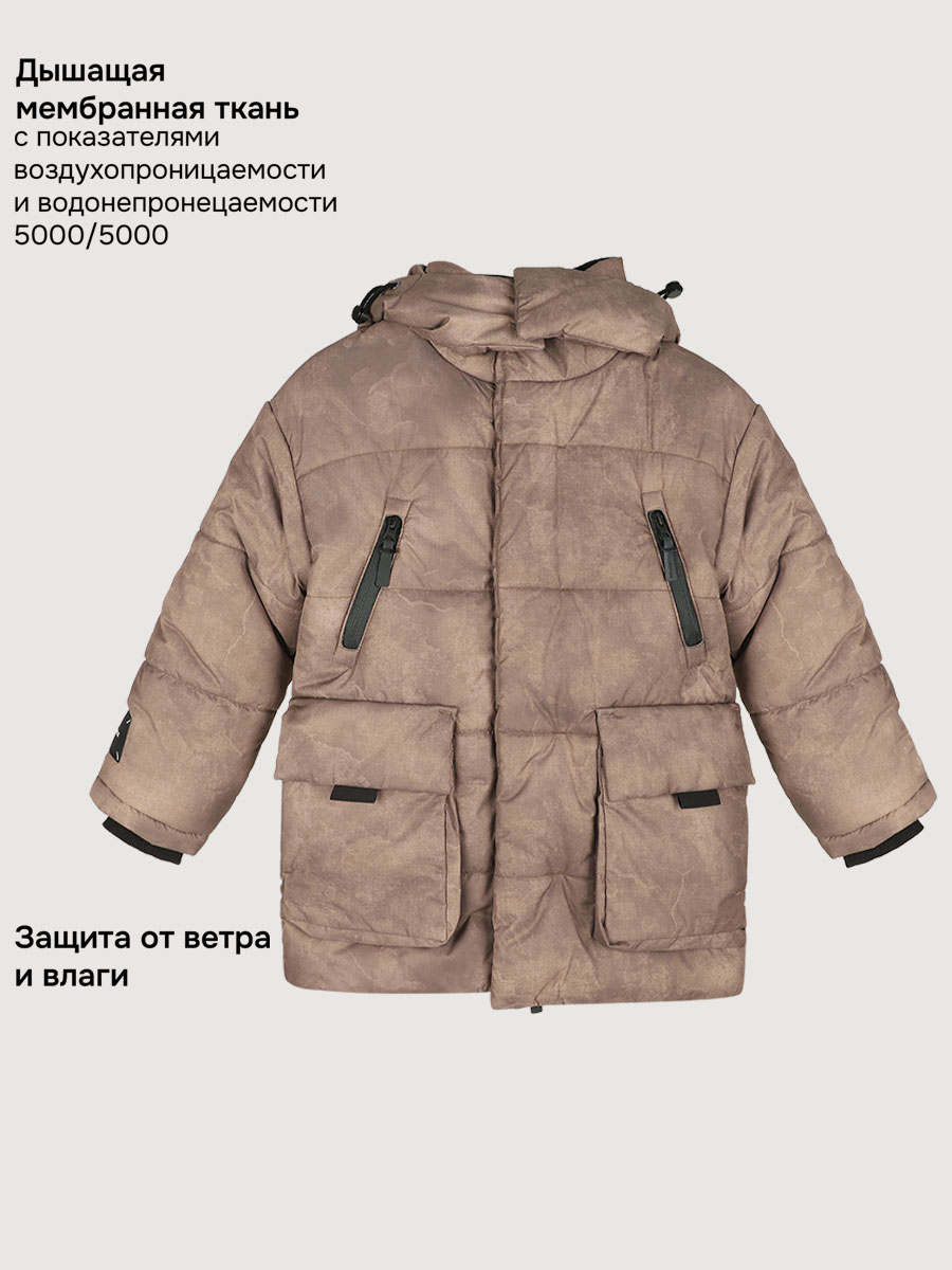 Куртка NIKASTYLE 4з8125 кэмел - фото 7