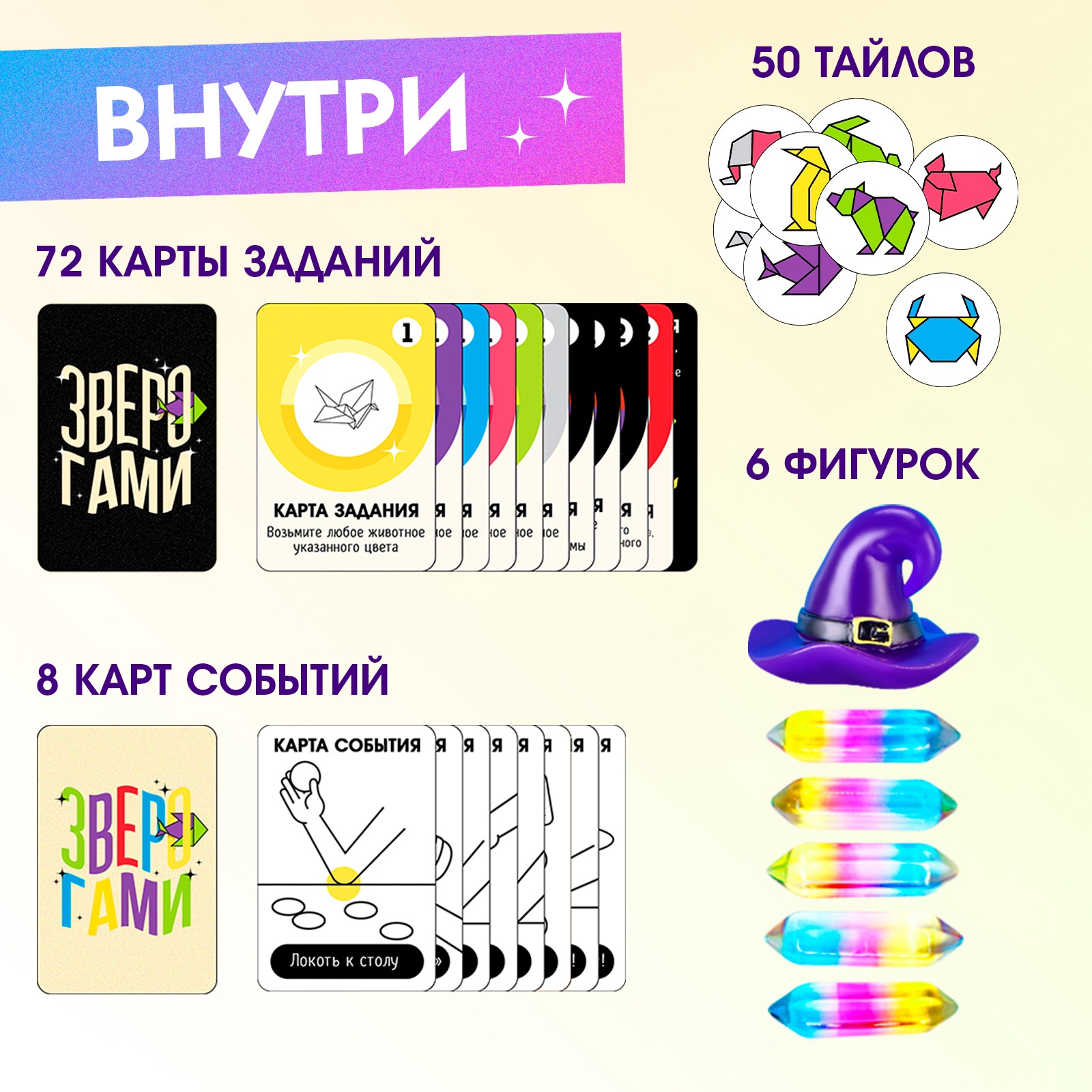 Настольная игра Лас Играс KIDS Зверогами - фото 9