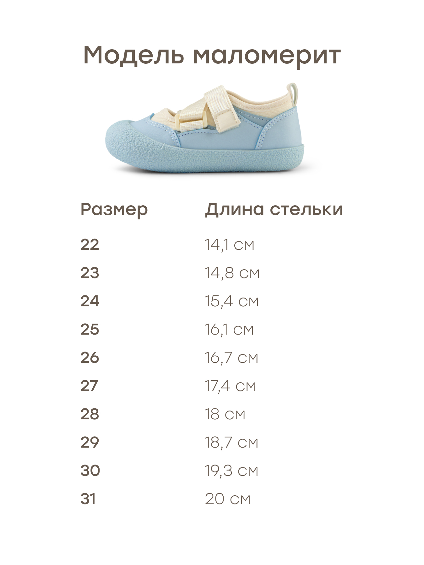 Кеды Happy Baby 86603_голубой - фото 2