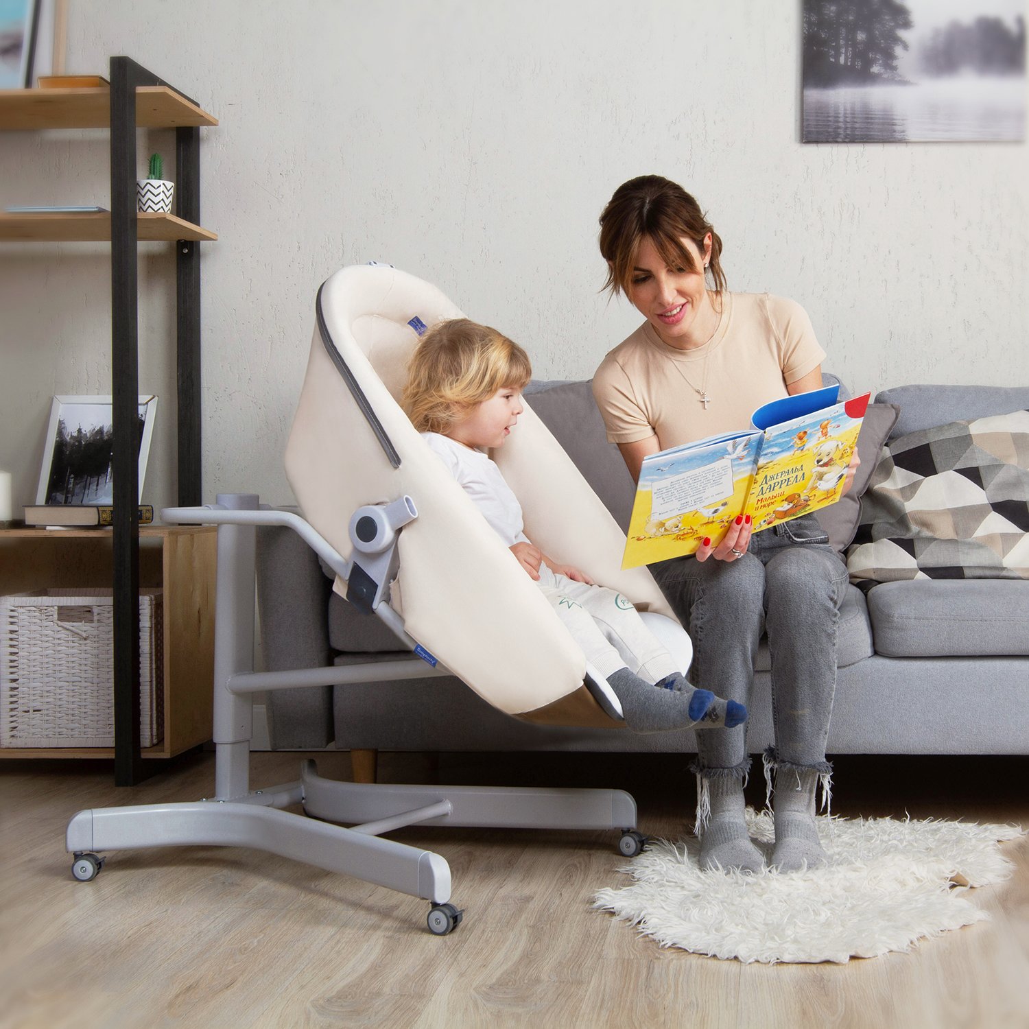 Колыбель SIMPLICITY 3000 Elite 5 в 1 бежевый - фото 12