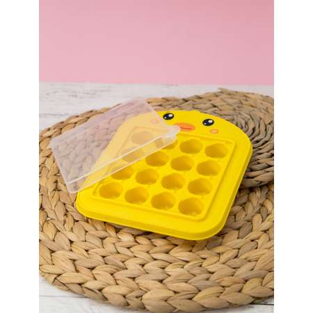 Лоток для льда iLikeGift Duck yellow