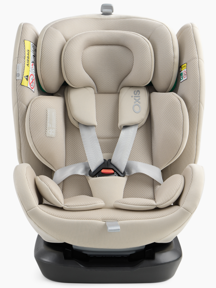 Автокресло Happy Baby Oxis 0+/1/2/3 (0-36 кг) бежевый - фото 2